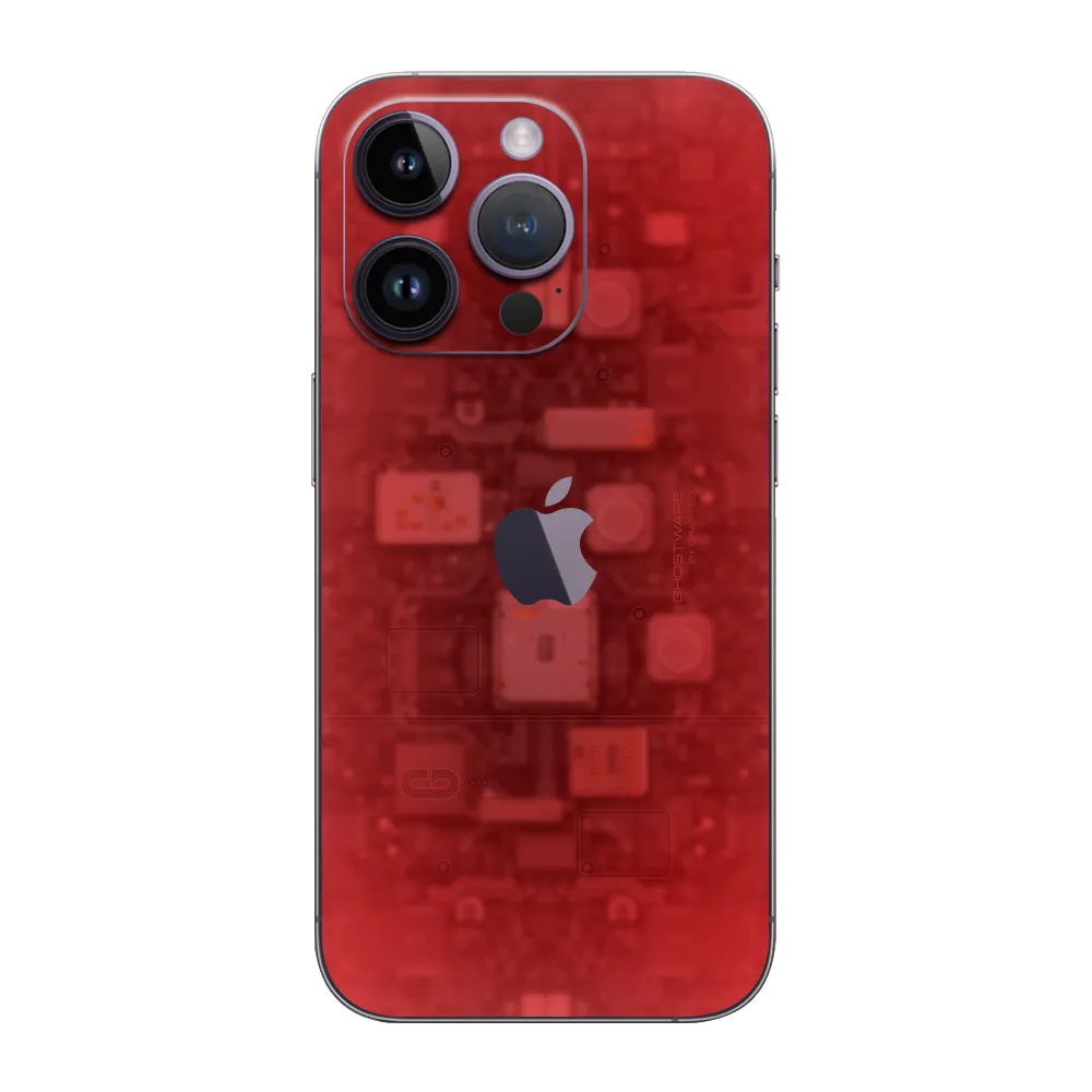 Apple iPhone 13 Pro Max Skin (Ghostware Red)
