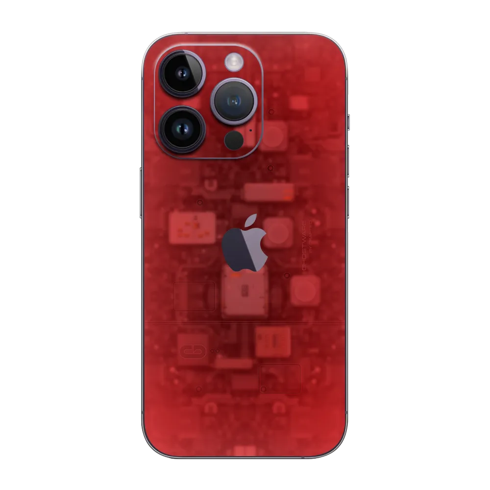 Apple iPhone 14 Pro Max Skin (Ghostware Red)