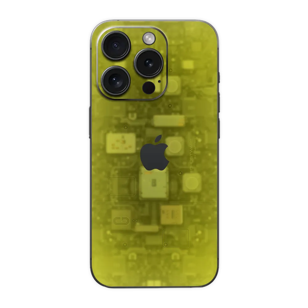 Apple iPhone 15 Pro Max Skin (Ghostware Yellow)