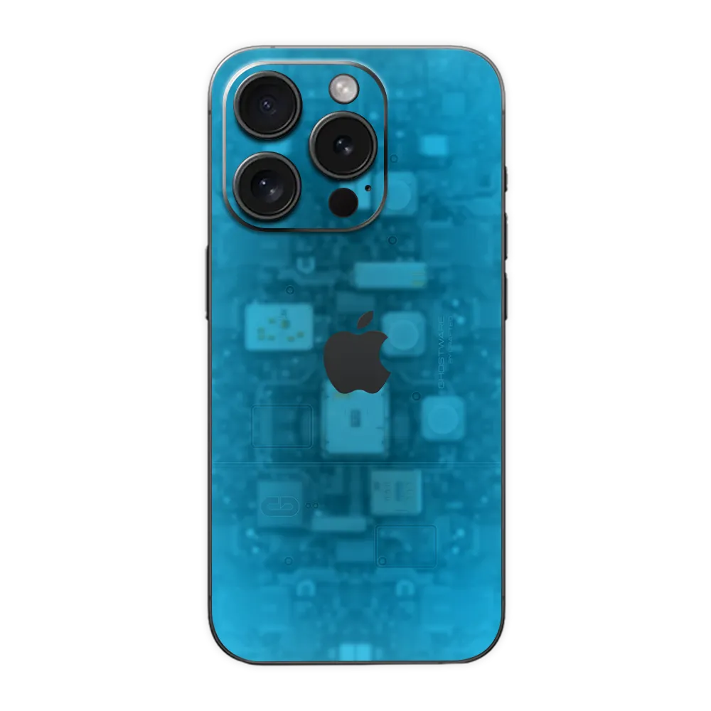 Apple iPhone 15 Pro Skin (Ghostware Aqua)