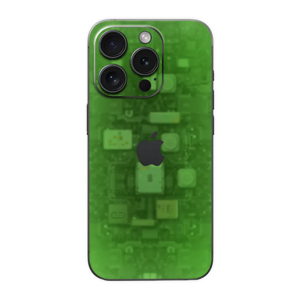 Apple iPhone 15 Pro Skin (Ghostware Green)