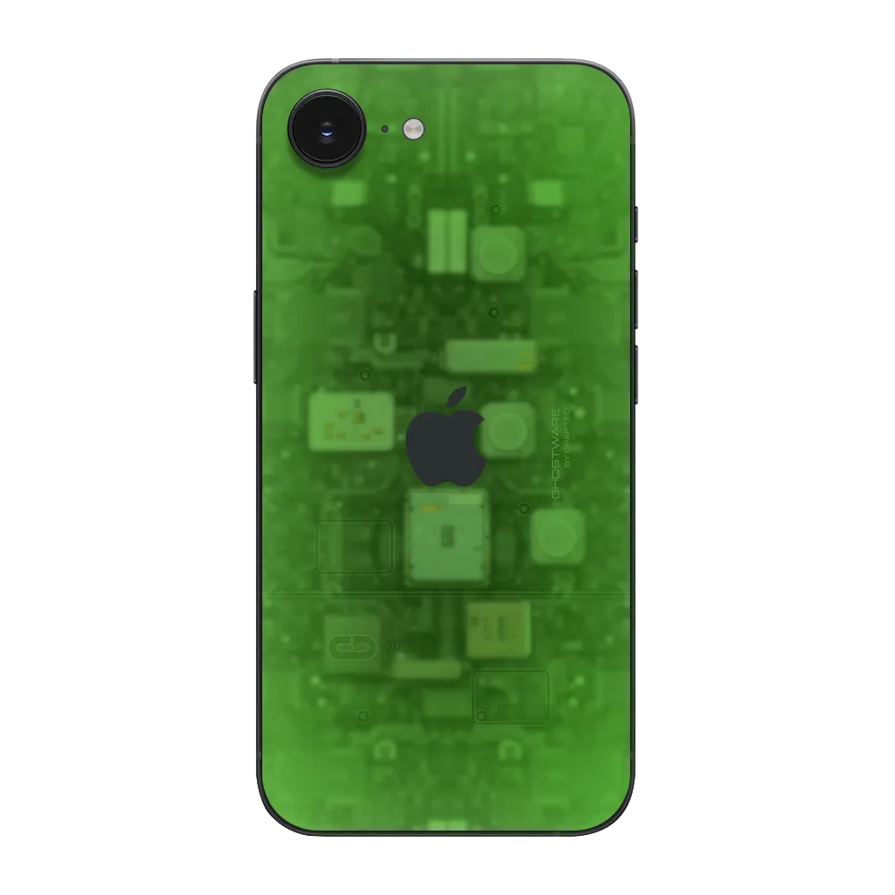 Apple iPhone 16e Skin (Ghostware Green)