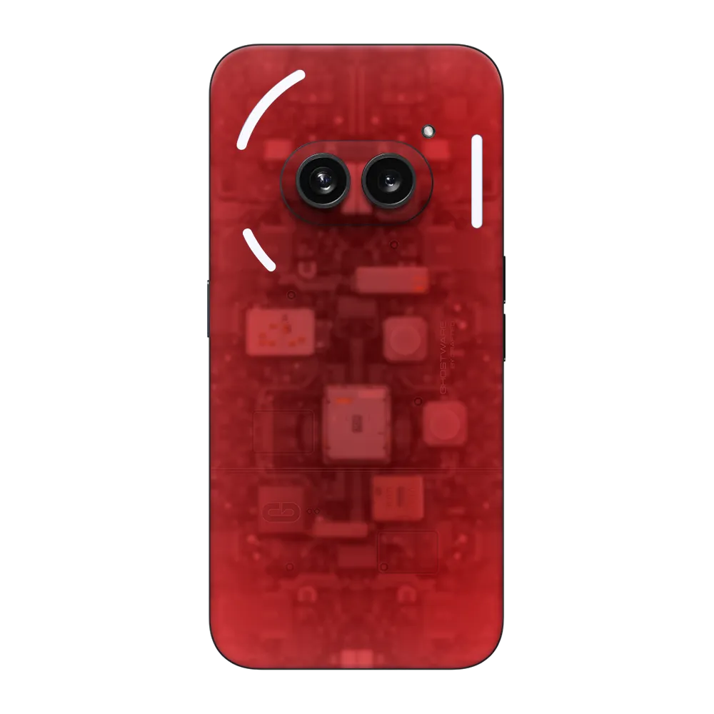 Nothing Phone 2a Skin (Ghostware Red)