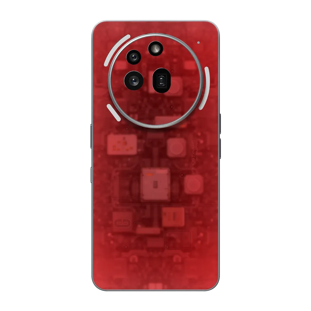 Nothing Phone 3a Pro Skin (Ghostware Red)