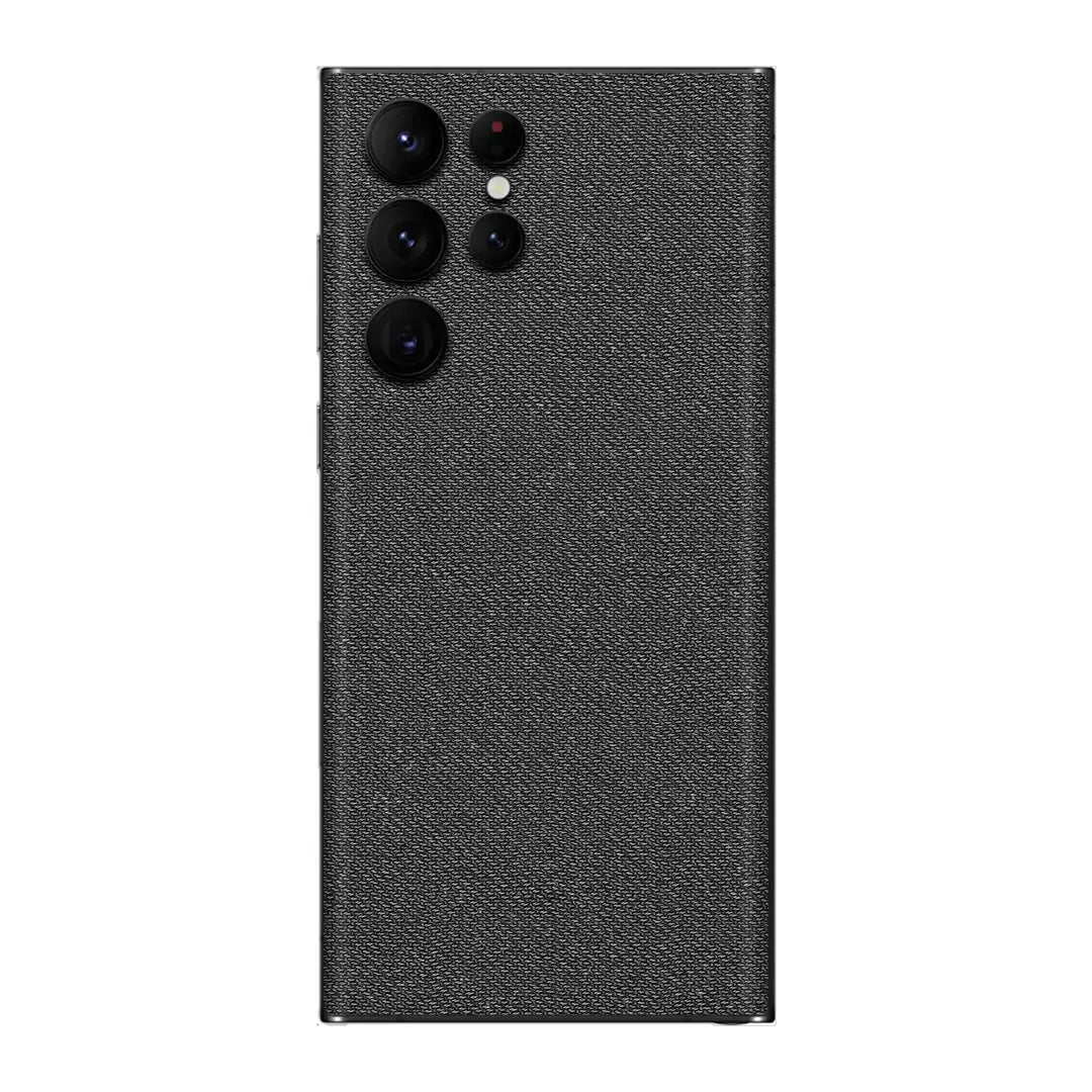 Samsung Galaxy S22 Ultra Skin (Shadow Black Denim)