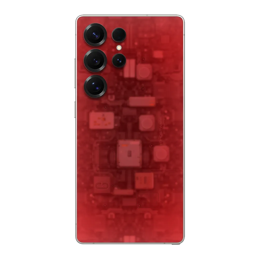 Samsung Galaxy S25 Ultra Skin (Ghostware Red)