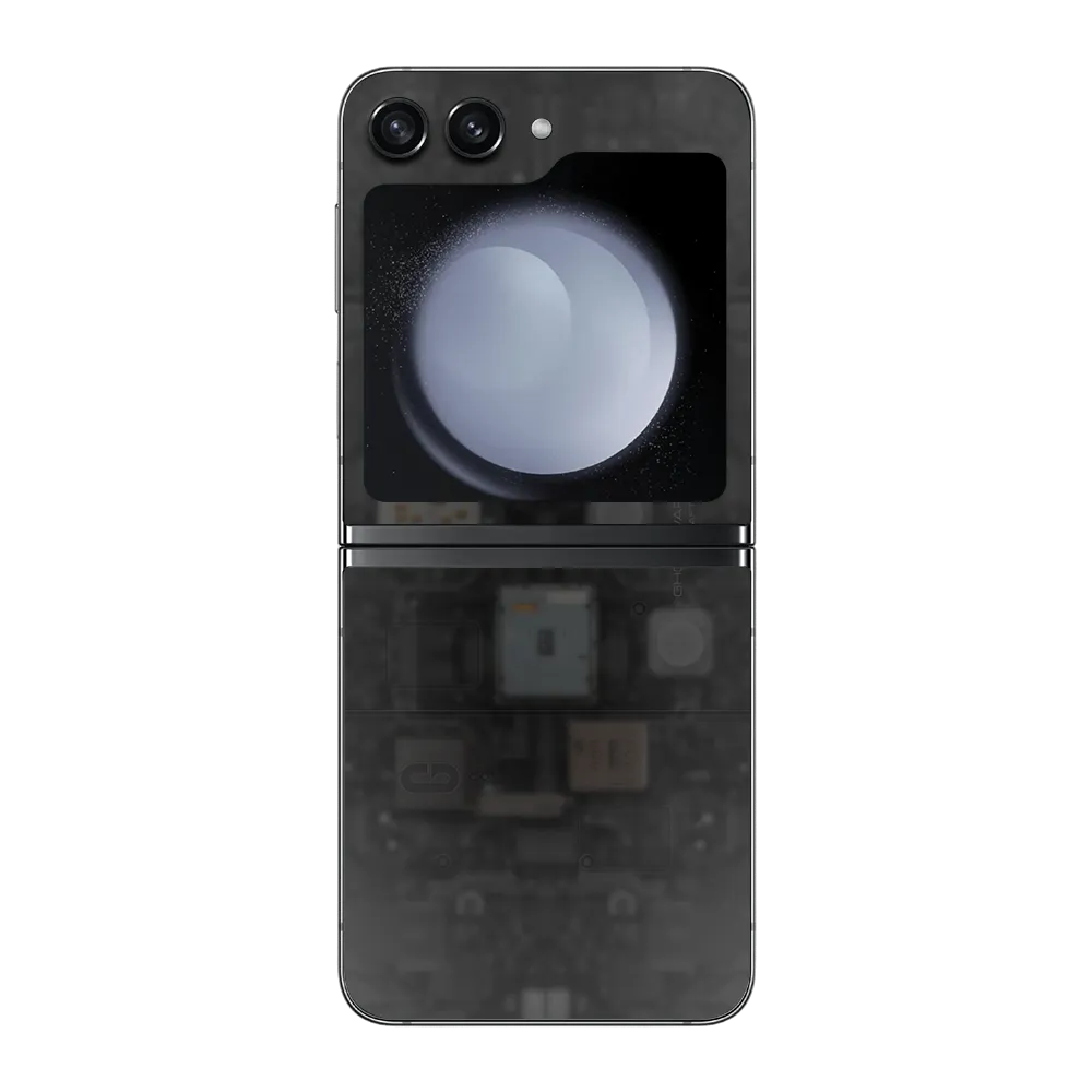 Samsung Galaxy Z Flip5 Skin (Ghostware Dark)