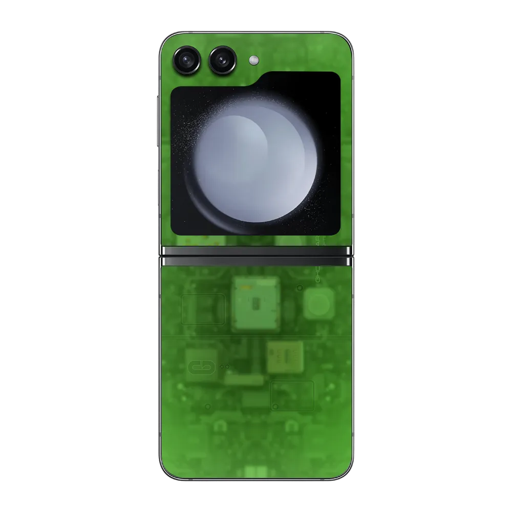 Samsung Galaxy Z Flip5 Skin (Ghostware Green)