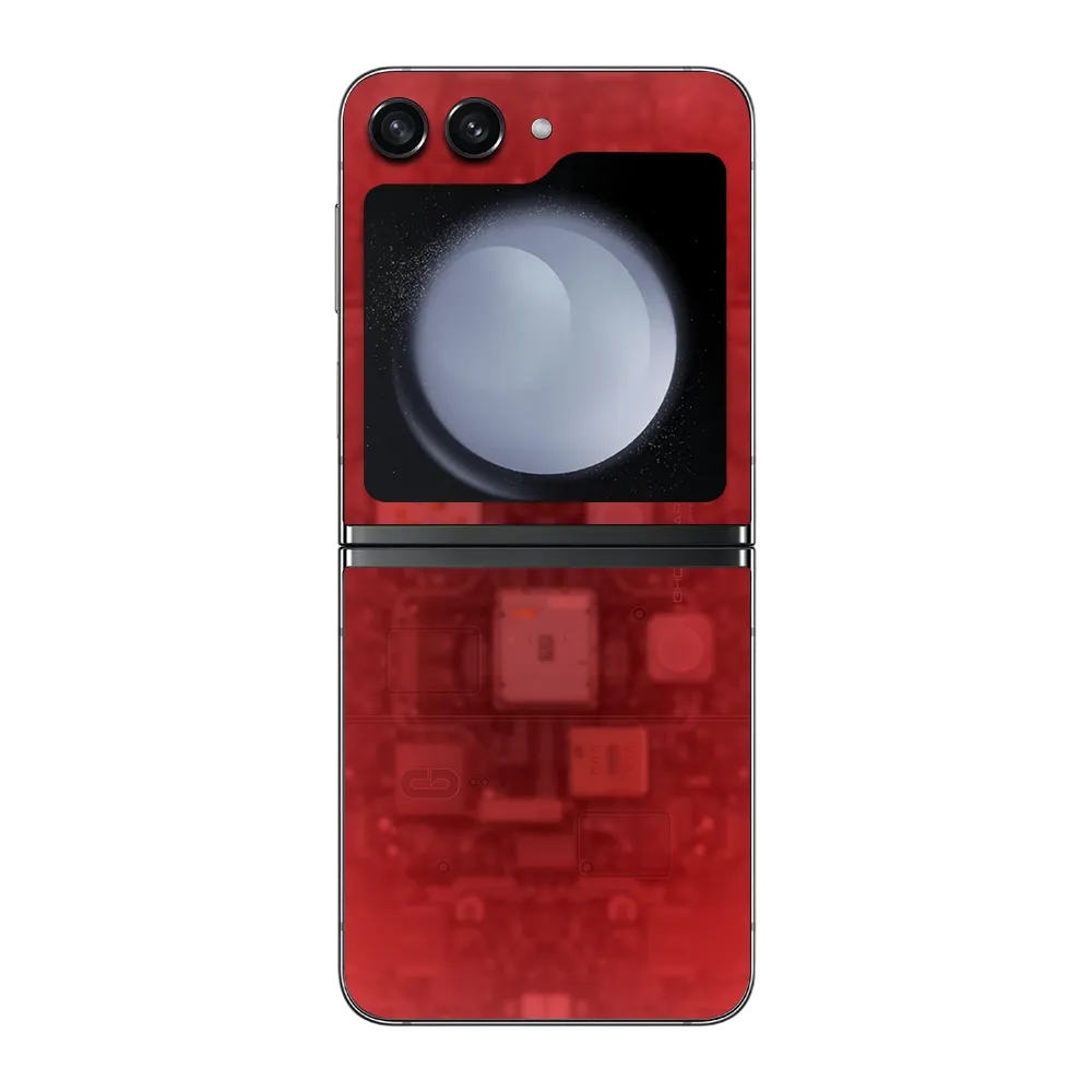 Samsung Galaxy Z Flip5 Skin (Ghostware Red)