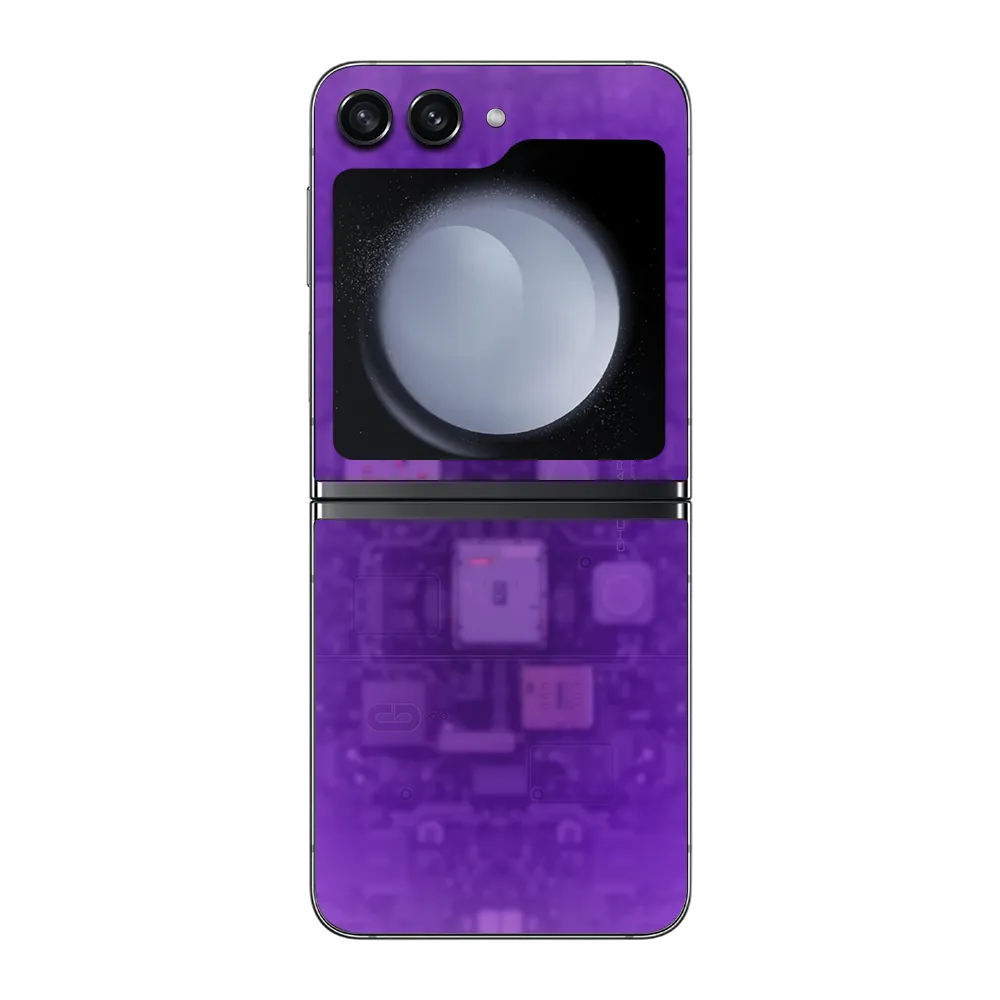 Samsung Galaxy Z Flip5 Skin (Ghostware Violet)
