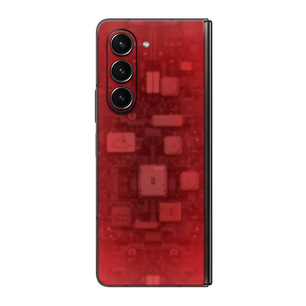 Samsung Galaxy Z Fold5 Skin (Ghostware Red)