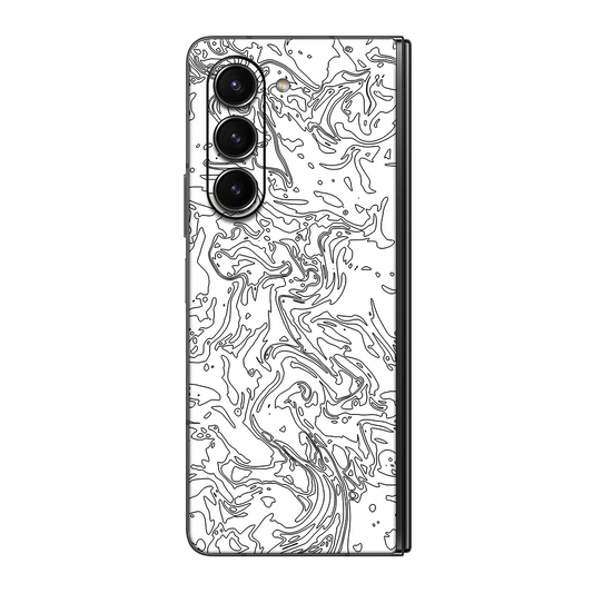 Samsung Galaxy Z Fold5 Skin (Ripple Light)