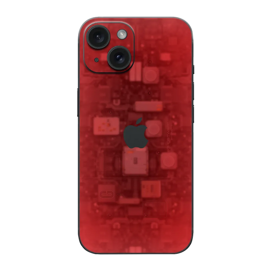 Apple iPhone 15 Plus Skin (Ghostware Red)