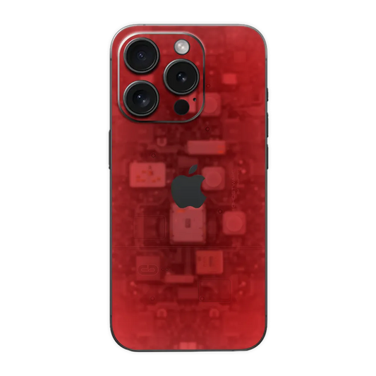 Apple iPhone 15 Pro Max Skin (Ghostware Red)