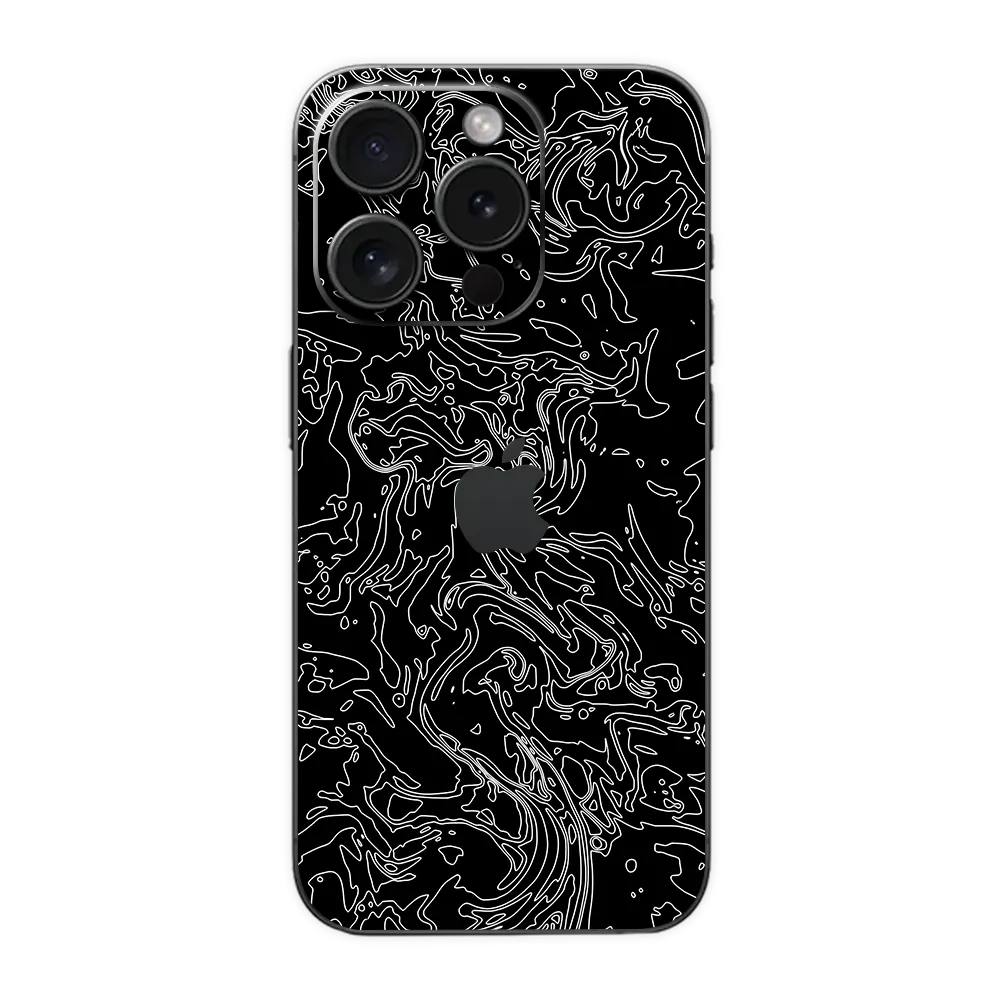 Apple iPhone 15 Pro Skin (Ripple Dark)