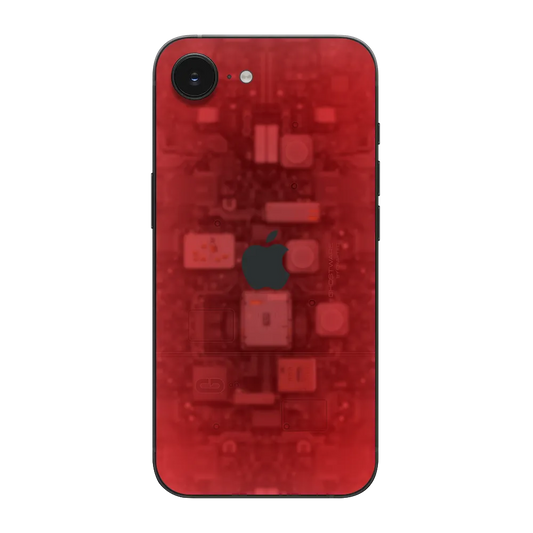 Apple iPhone 16e Skin (Ghostware Red)