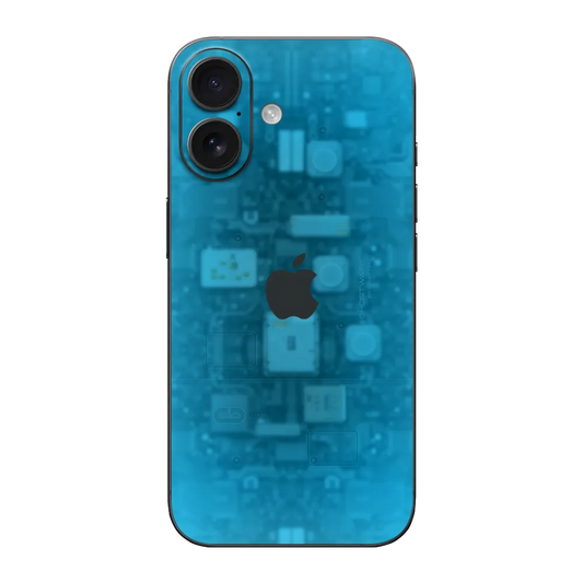 Apple iPhone 16 Skin (Ghostware Aqua)