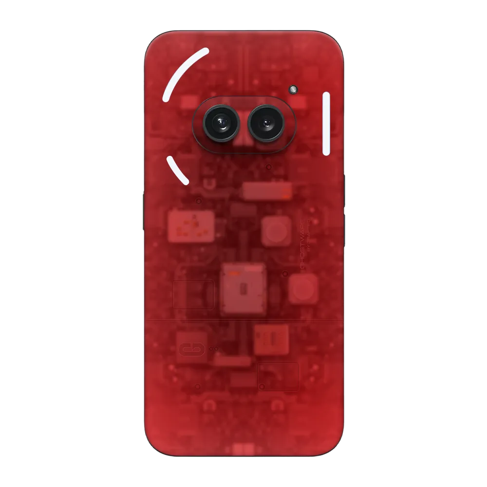 Nothing Phone 2a Plus Skin (Ghostware Red)