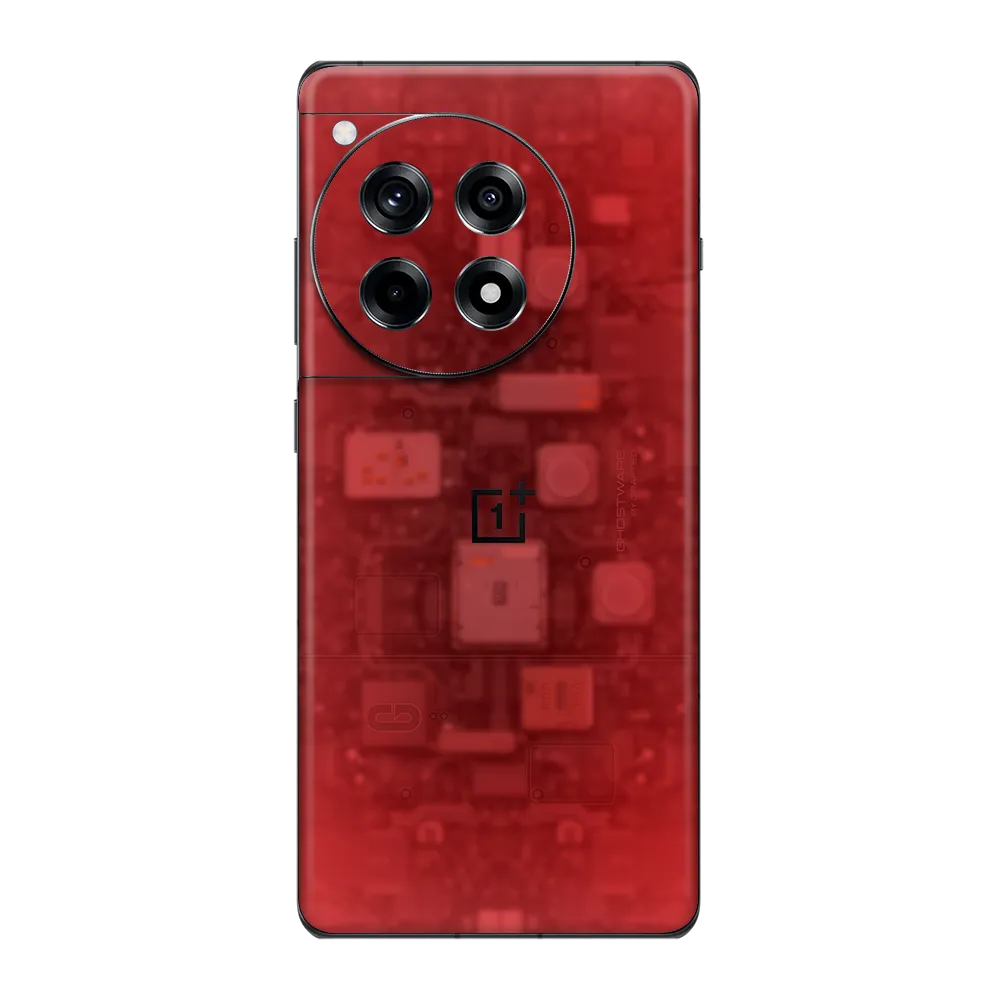 OnePlus 12R Skin (Ghostware Red)