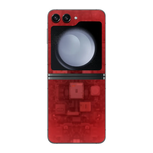 Samsung Galaxy Z Flip5 Skin (Ghostware Red)