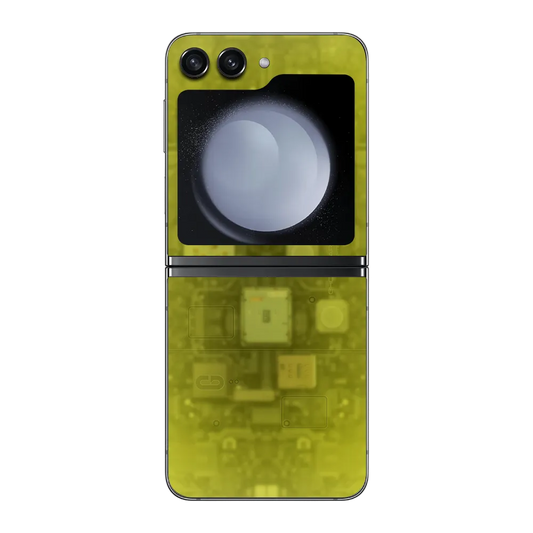 Samsung Galaxy Z Flip5 Skin (Ghostware Yellow)