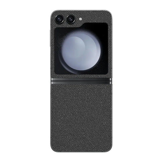 Samsung Galaxy Z Flip5 Skin (Shadow Black Denim)