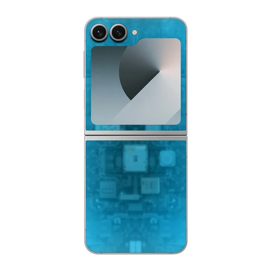 Samsung Galaxy Z Flip6 Skin (Ghostware Aqua)