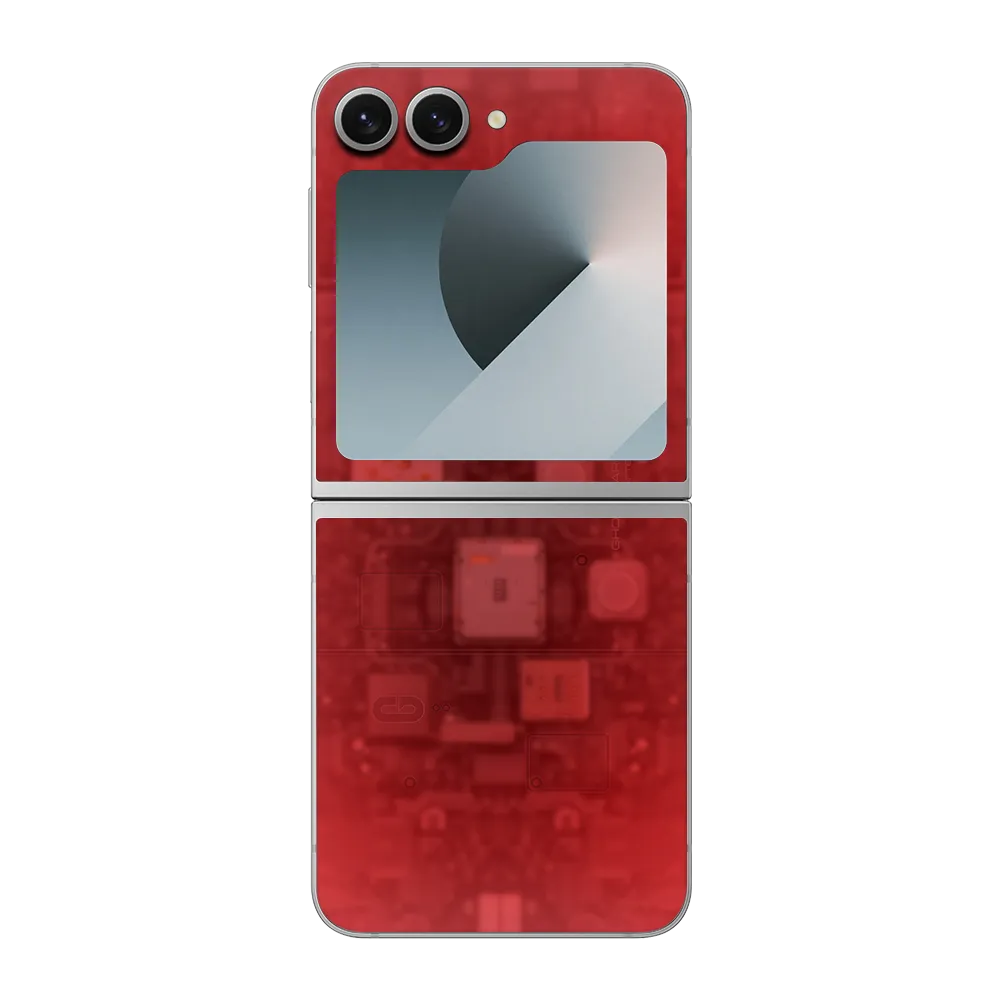 Samsung Galaxy Z Flip6 Skin (Ghostware Red)