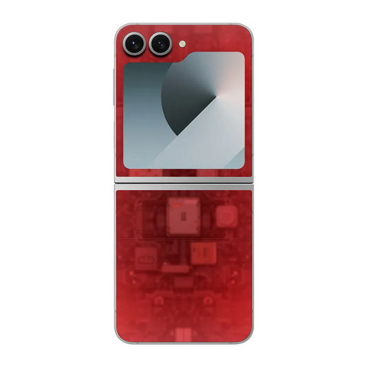 Samsung Galaxy Z Flip6 Skin (Ghostware Red)
