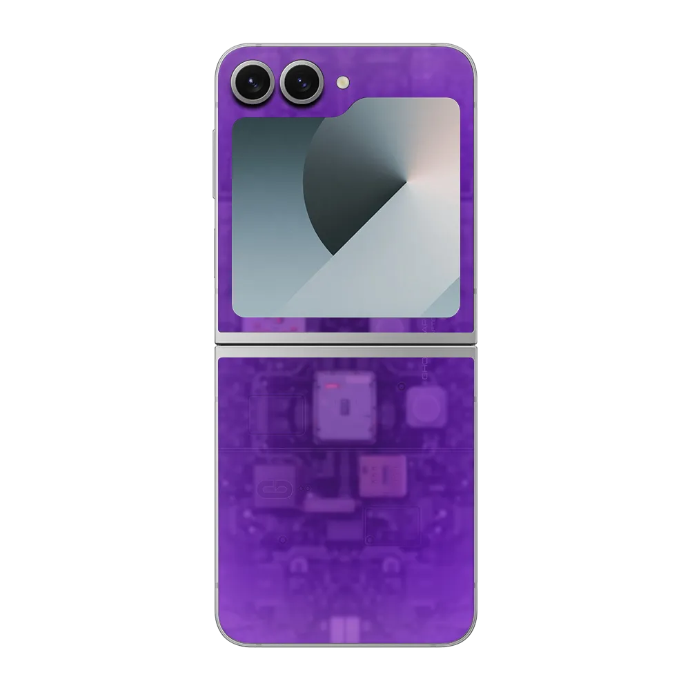 Samsung Galaxy Z Flip6 Skin (Ghostware Violet)