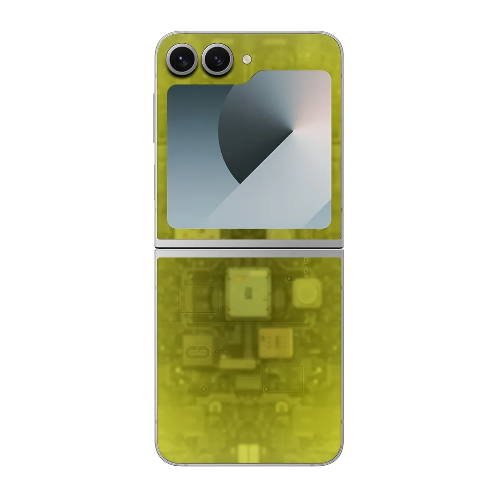 Samsung Galaxy Z Flip6 Skin (Ghostware Yellow)