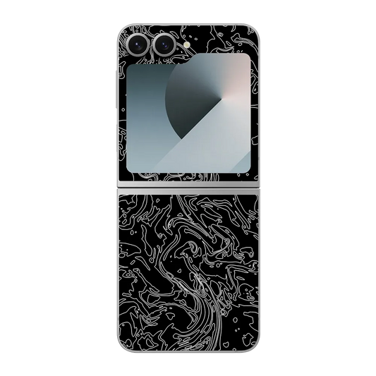 Samsung Galaxy Z Flip6 Skin (Ripple Dark)