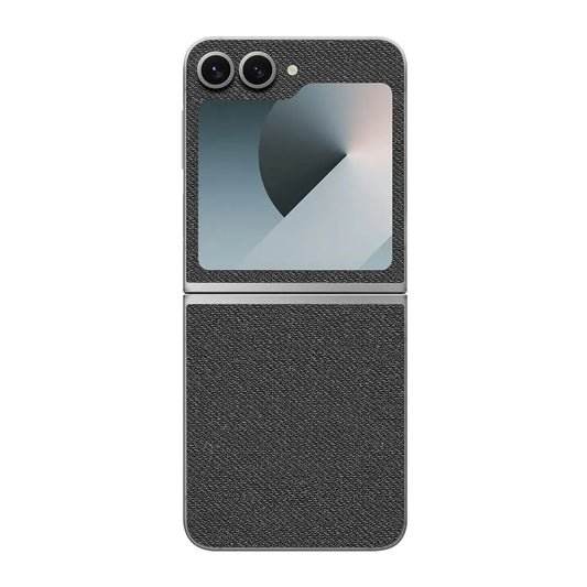 Samsung Galaxy Z Flip6 Skin (Shadow Black Denim)