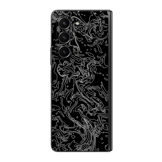 Samsung Galaxy Z Fold5 Skin (Ripple Dark)