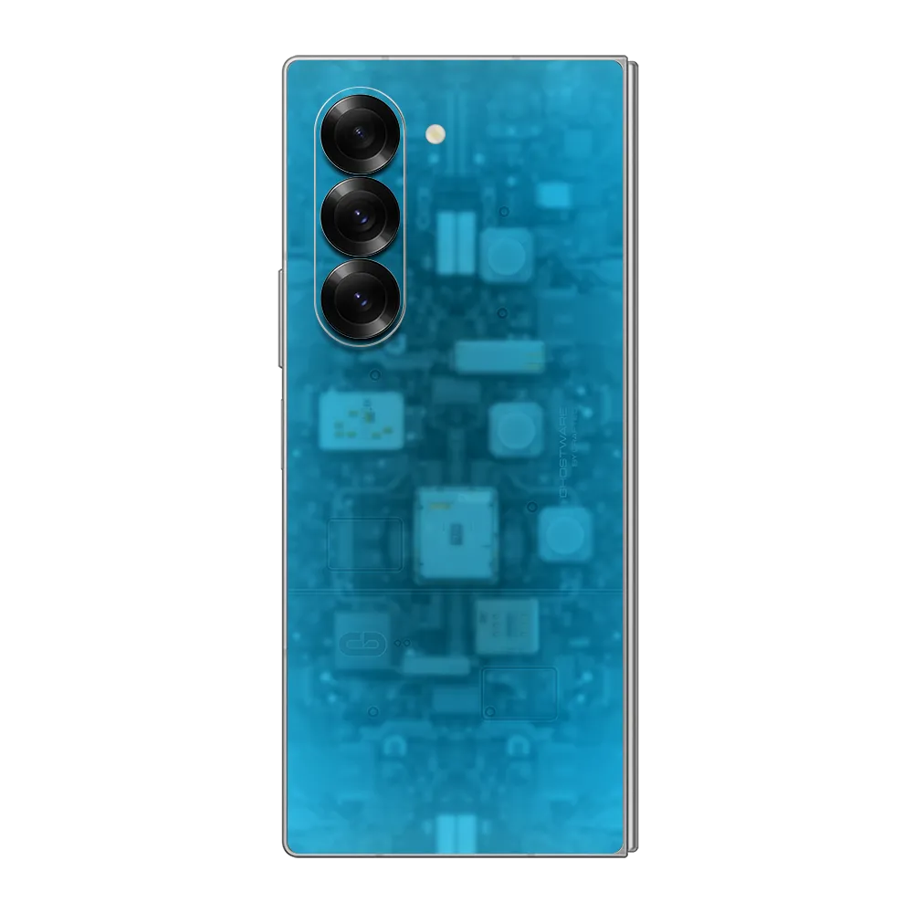 Samsung Galaxy Z Fold6 Skin (Ghostware Aqua)