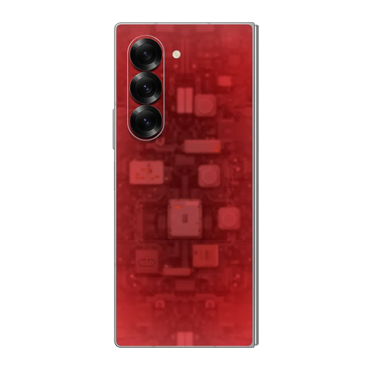 Samsung Galaxy Z Fold6 Skin (Ghostware Red)